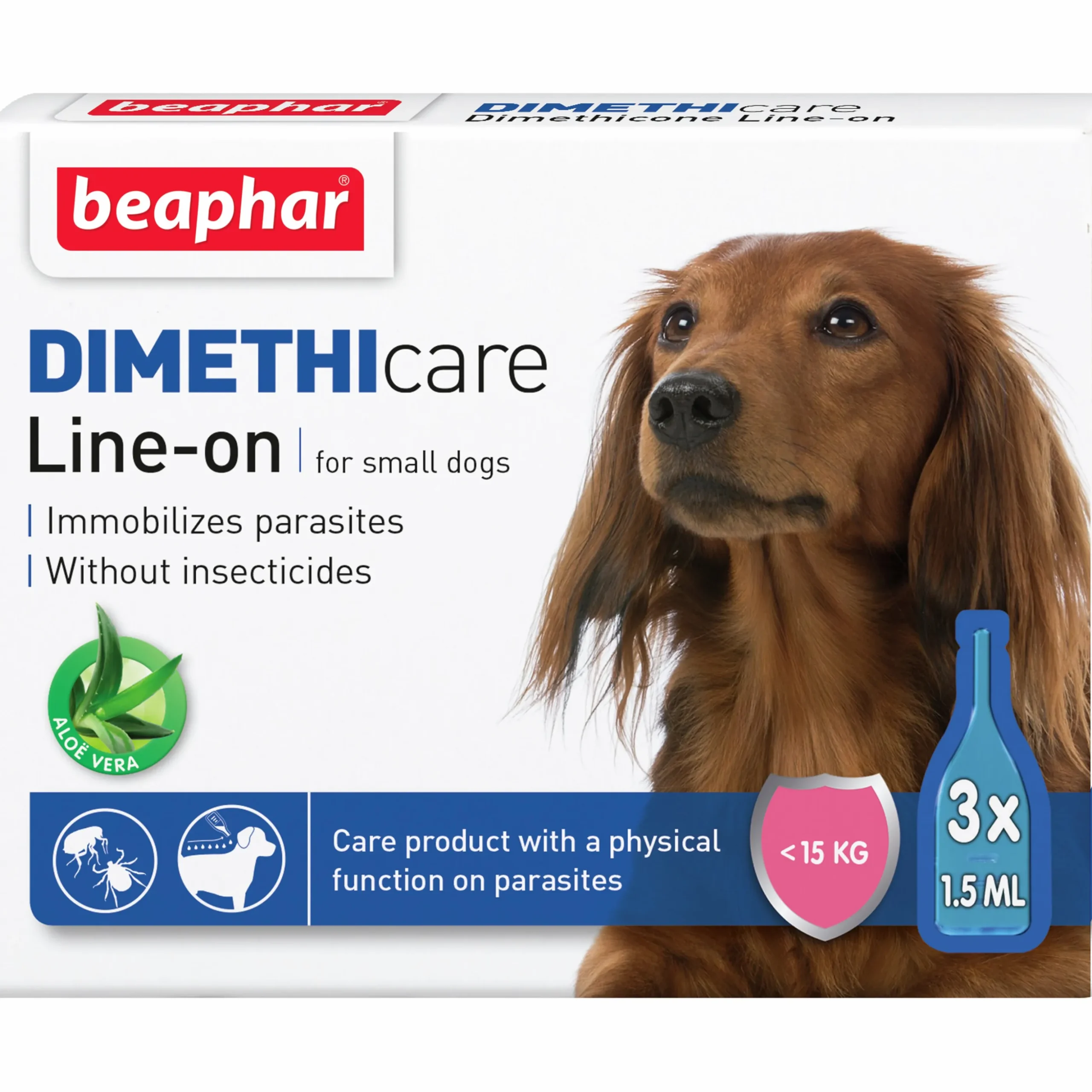 Fästingmedel Beaphar Dimethicare Line-On Hund S