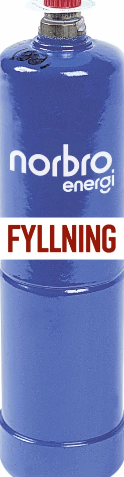 Fyllning av gasolflaska Norbro Energi 2000 340g