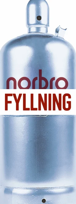 Fyllning av gasolflaska Norbro Energi P 19kg