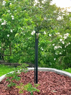 Glasfiberstolpe Allox 16mmx1,4m Svart