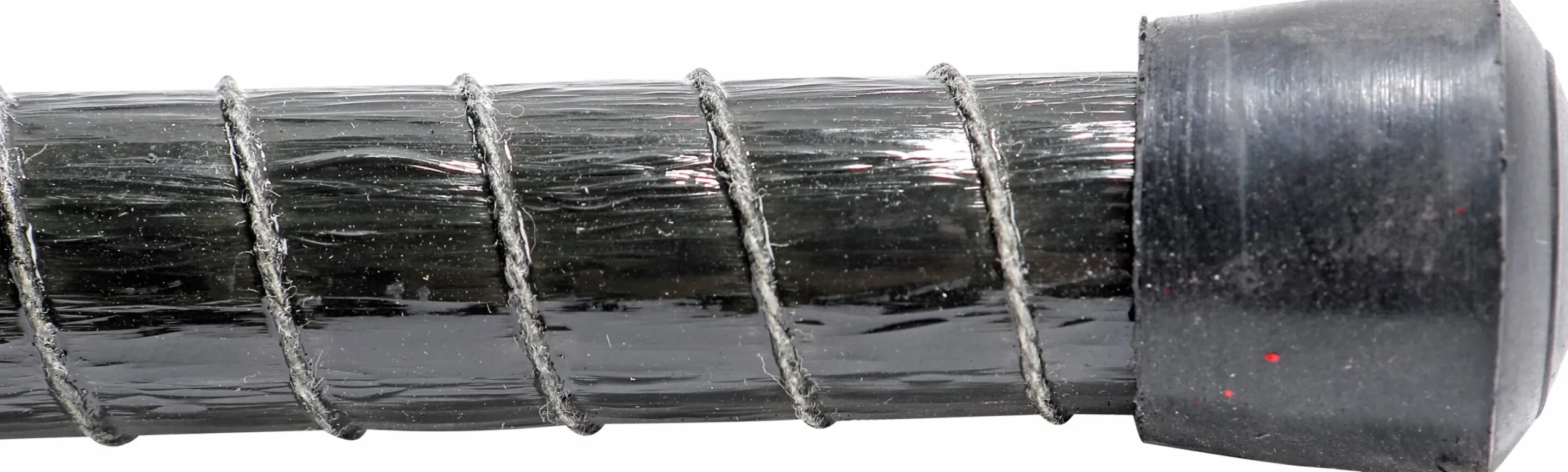 Glasfiberstolpe Allox 16mmx1,4m Svart