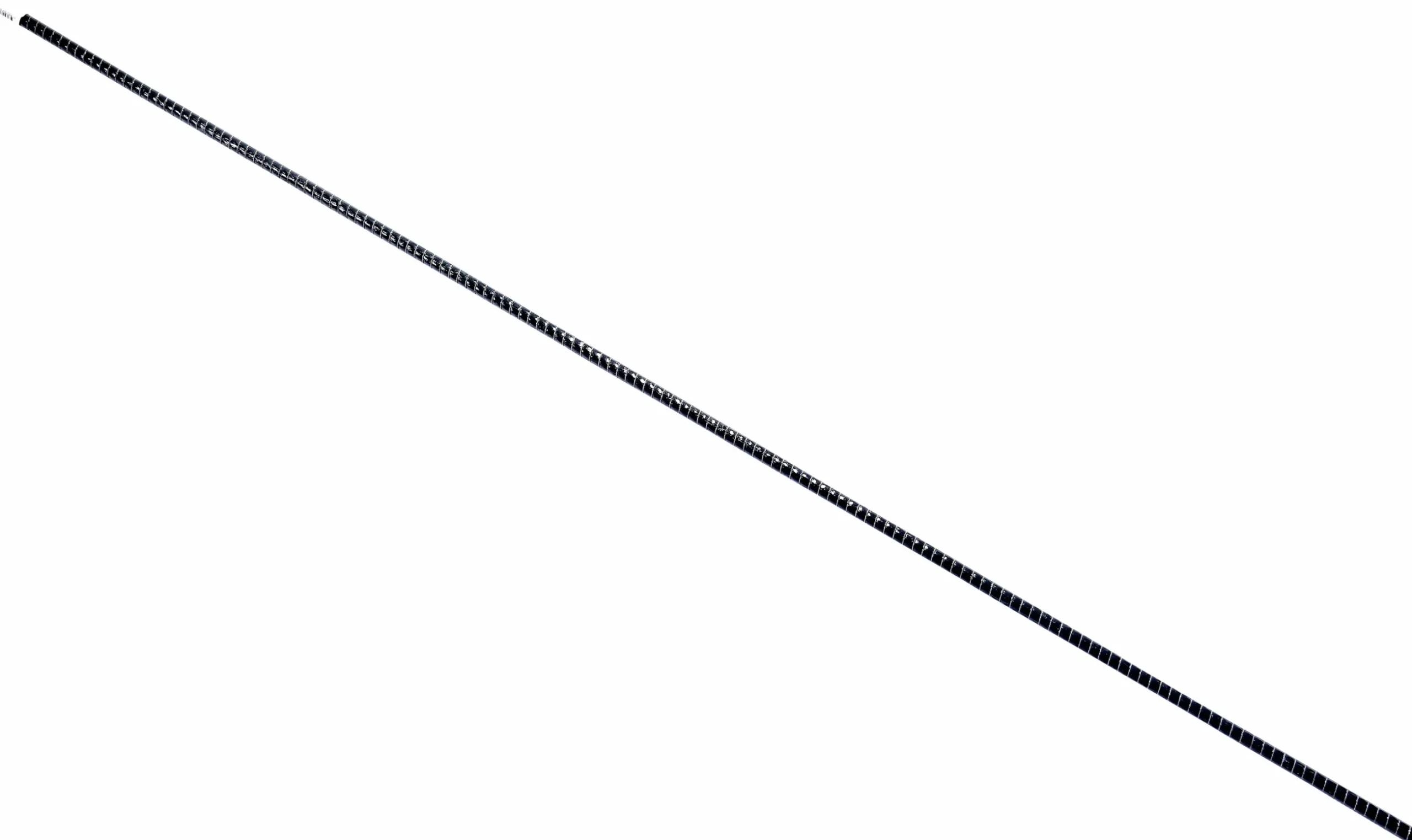Glasfiberstolpe Allox 16mmx1,9m Svart