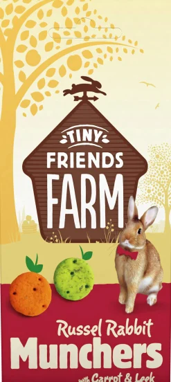 Gnagargodis Tiny Friends Farm Munchers Morot/Ärtor 120g