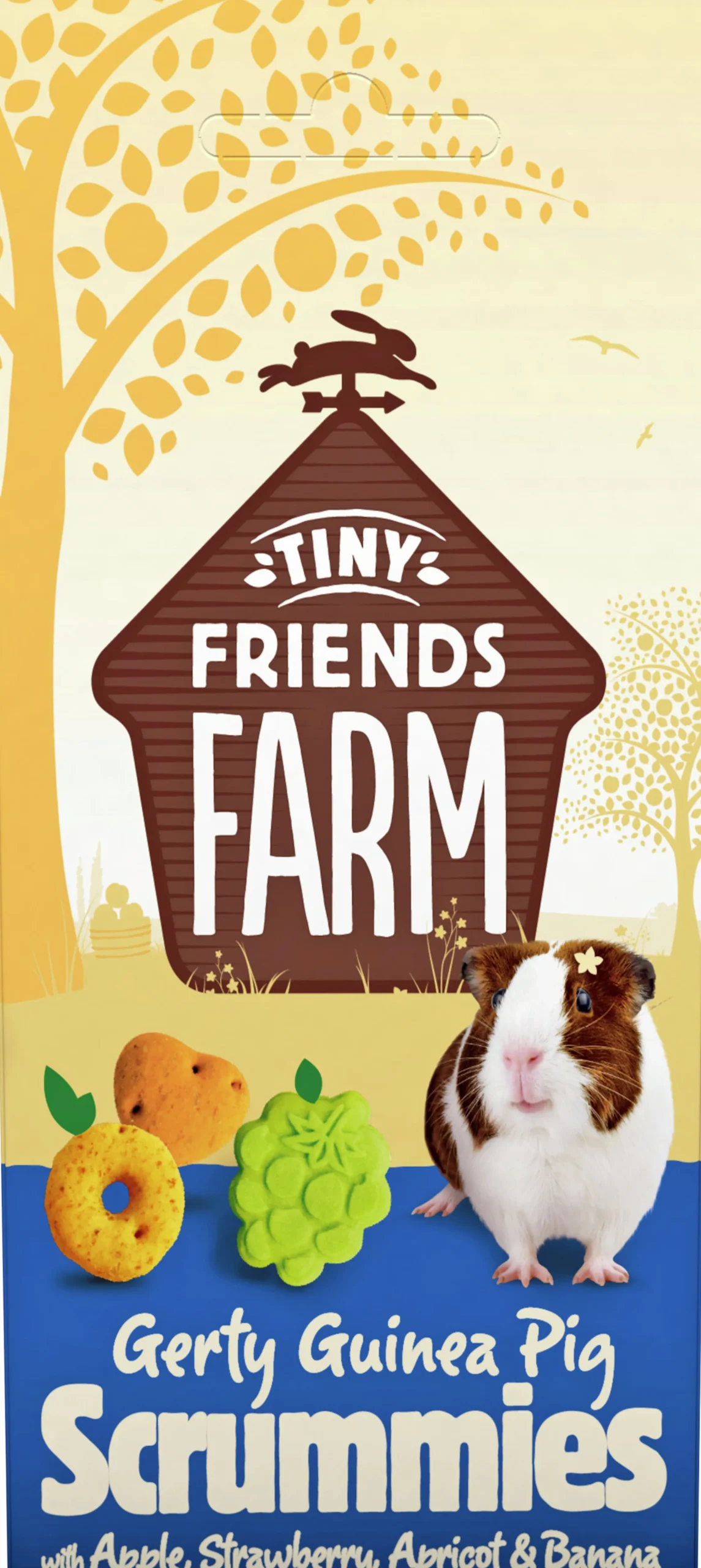 Gnagargodis Tiny Friends Farm Marsvin Scrummies Fruit 120g