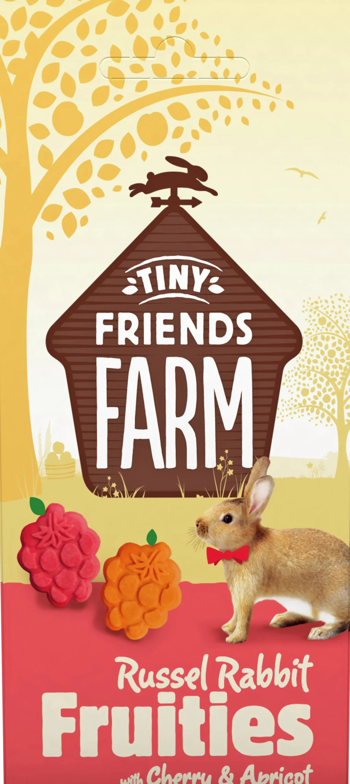 Gnagargodis Tiny Friends Rabbit Fruities Cherry/Apricot 120g