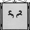 Gnistgaller Vastbo Smide svart 79x44,5cm