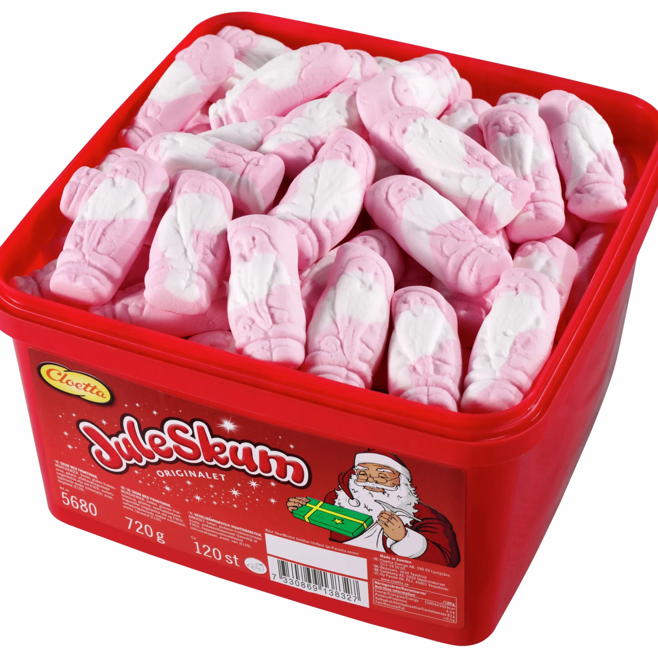 Godis Cloetta Skumtomtar 720g