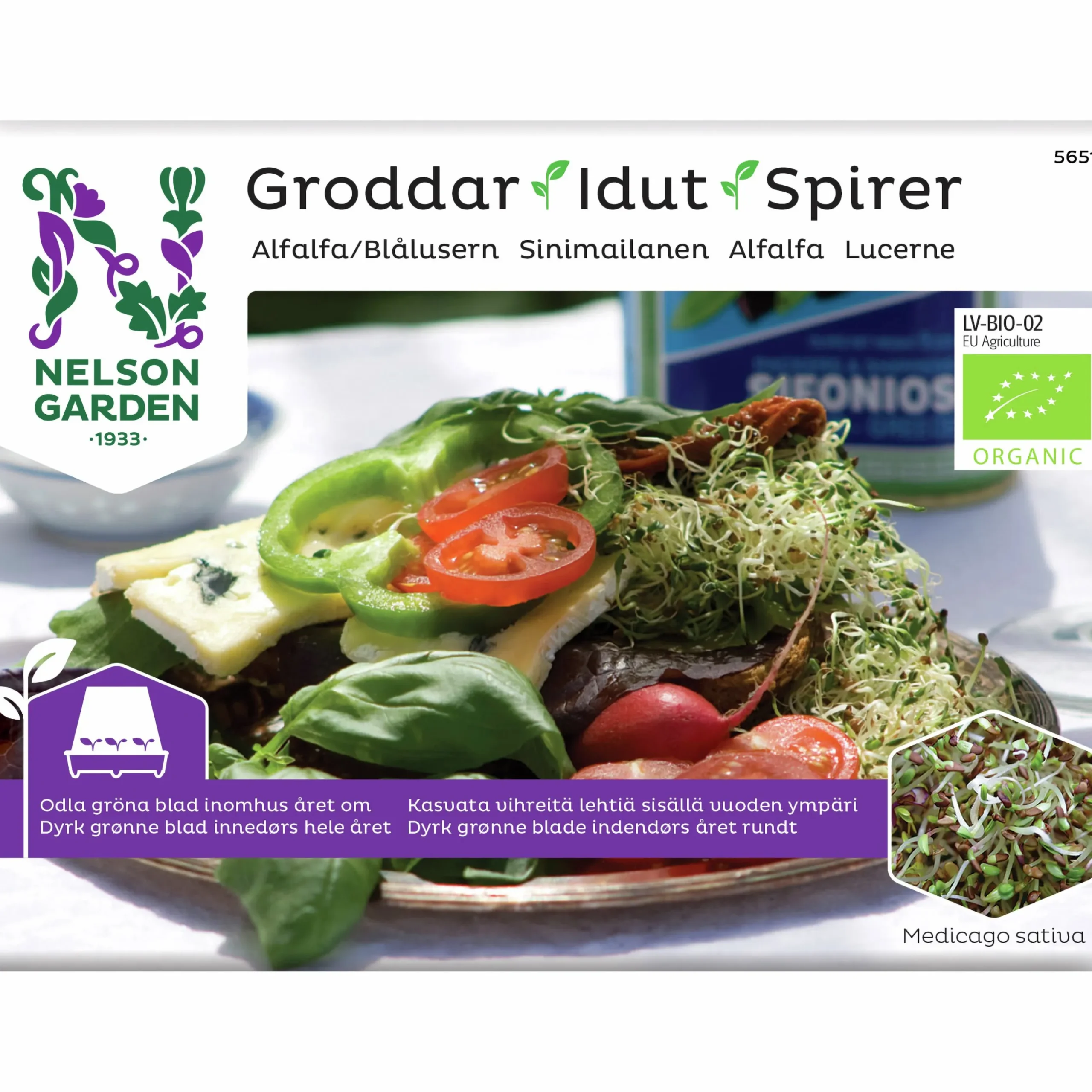 Groddar Nelson Garden Alfalfa Organic