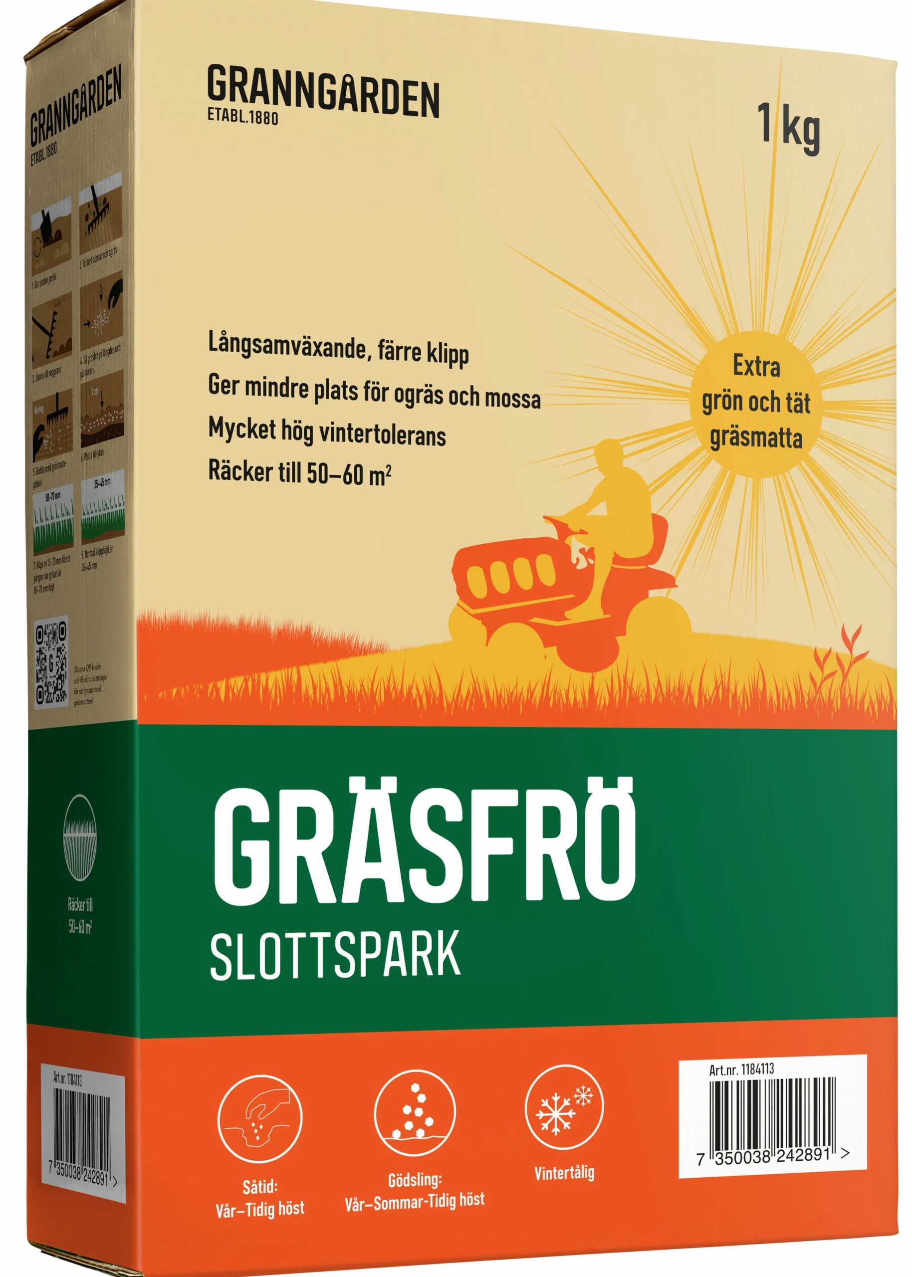 Gräsfrö Granngården Slottspark 1kg