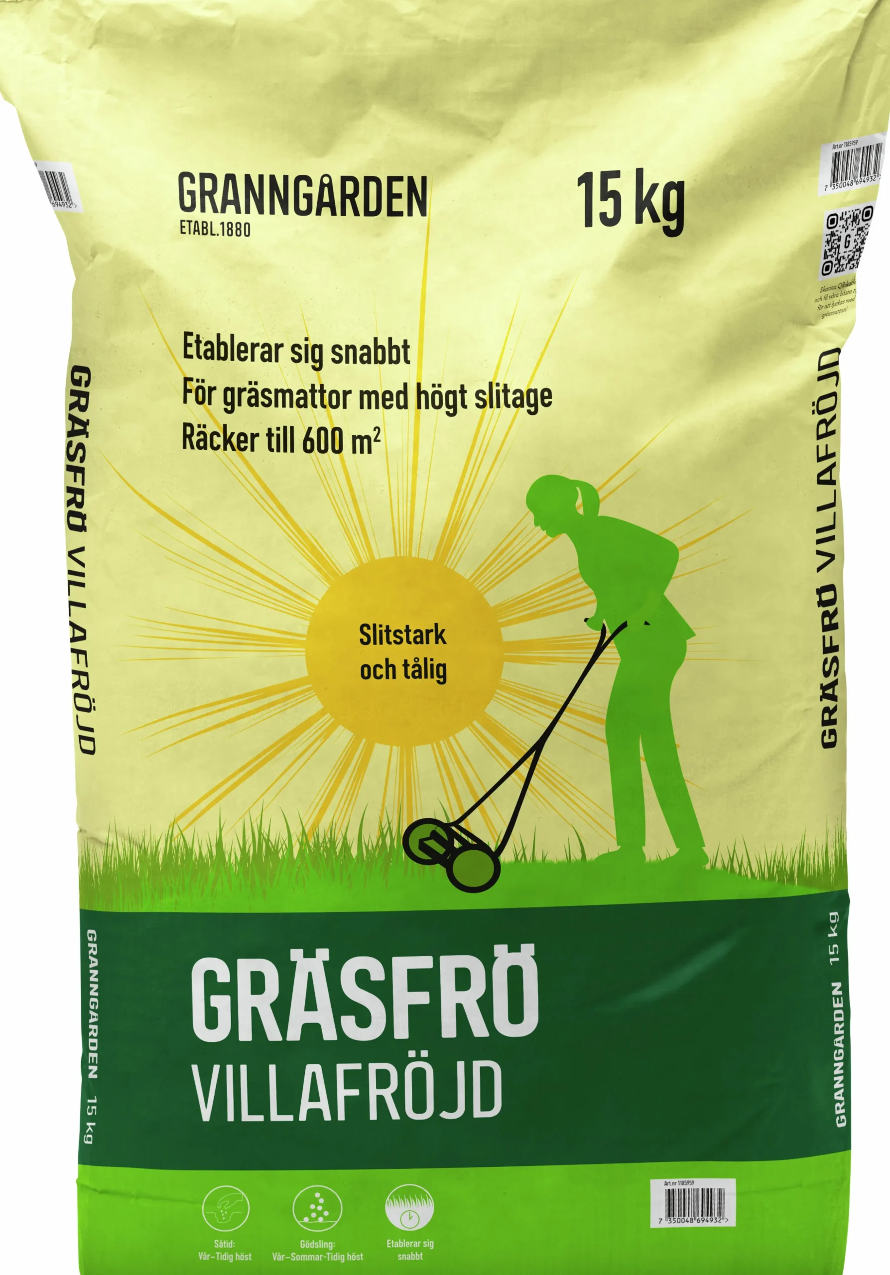 Gräsfrö Granngården Villafröjd 15kg