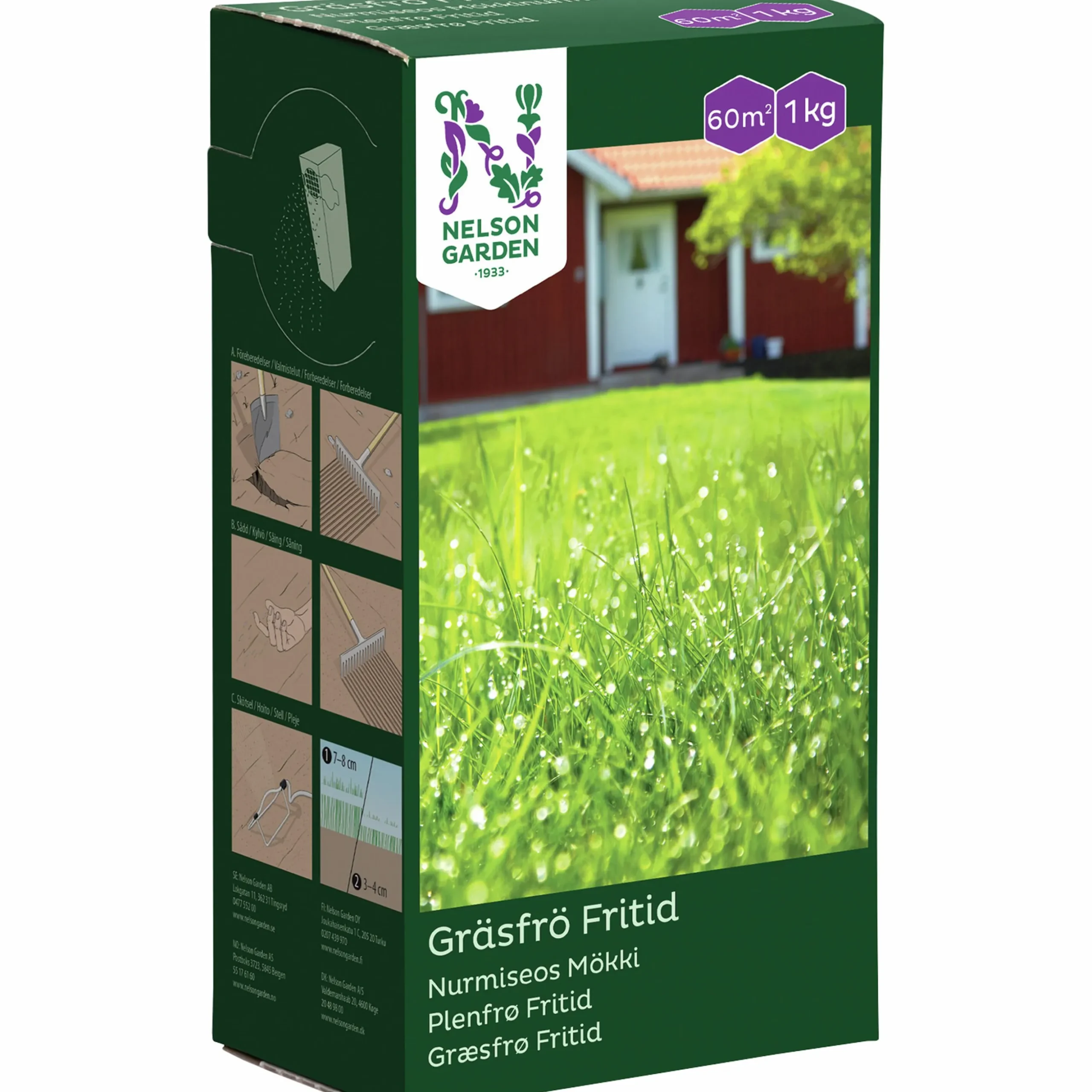 Gräsfrö Nelson Garden Fritid 1kg