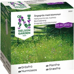 Gräsfrö Nelson Garden Ängsgräs med blommor 450g