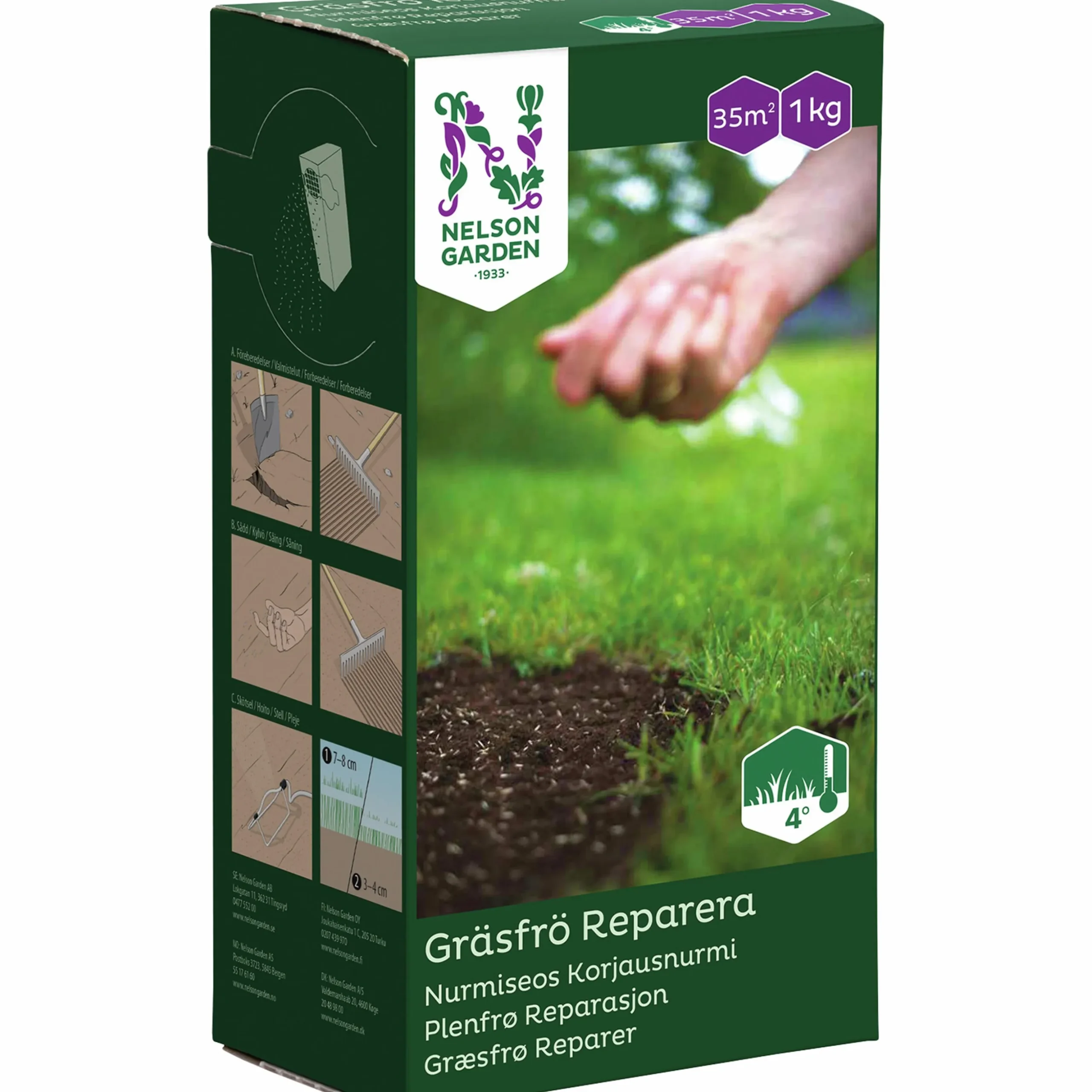 Gräsfrö Nelson Garden Reparera