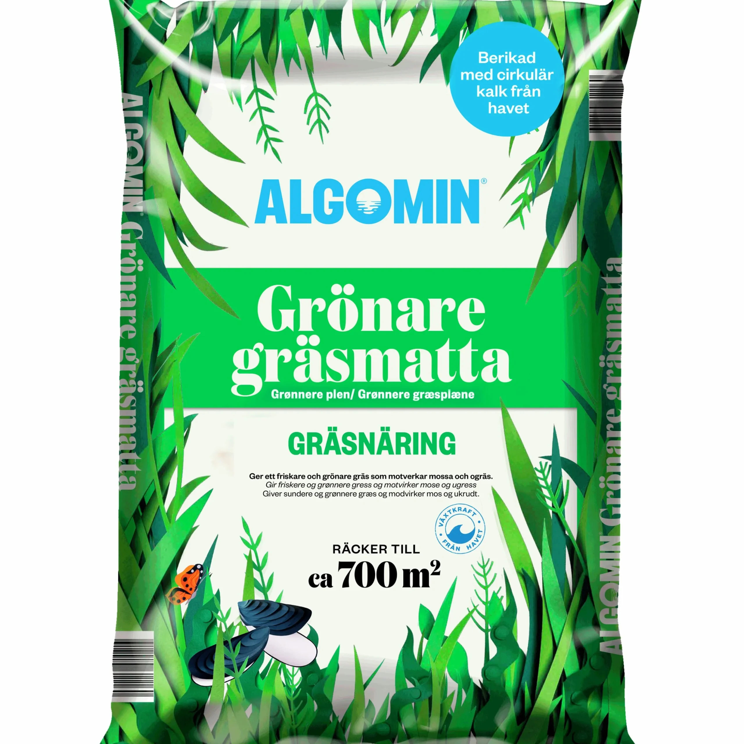 Gräsgödsel Algomin Grönare gräsmatta 13kg
