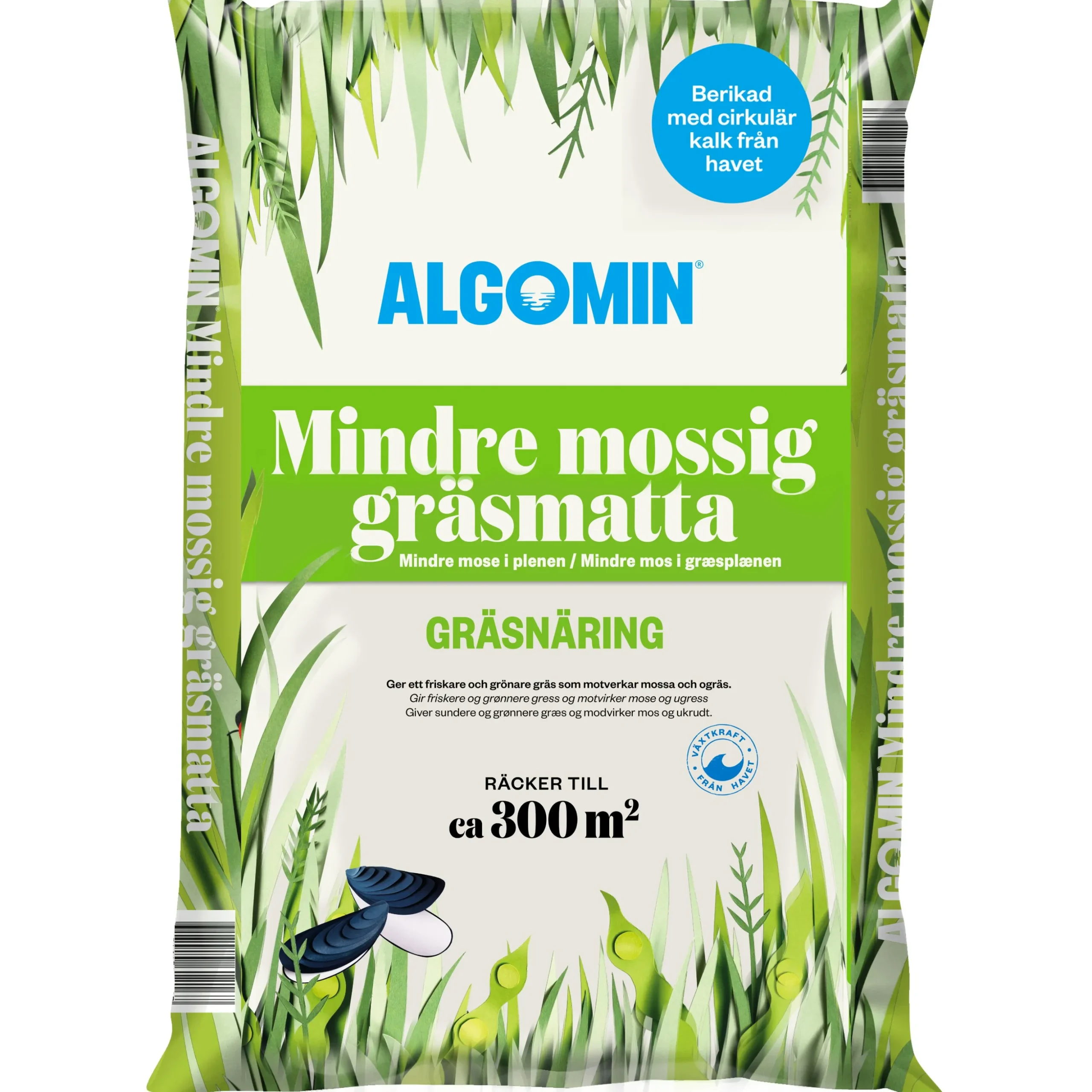 Gräsgödsel Algomin Mindre Mossig Gräsmatta 13kg