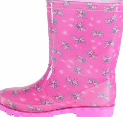 Gummistövel Equipage Butterfly JR Rosa