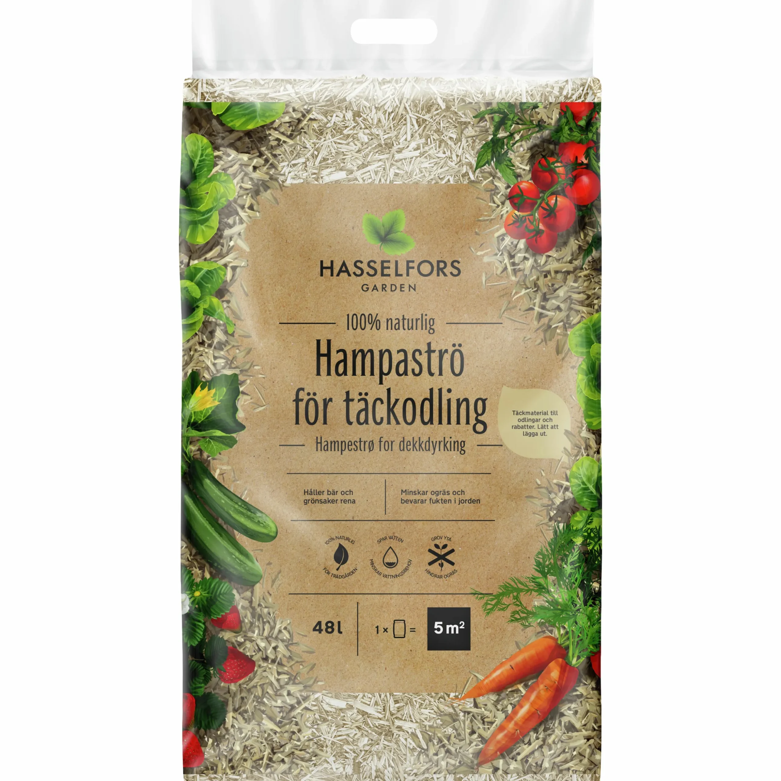 Hampaströ Hasselfors 48L