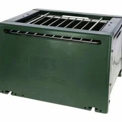 Höbox Kerbl Slowfeeder med galler grön 80x61x56cm