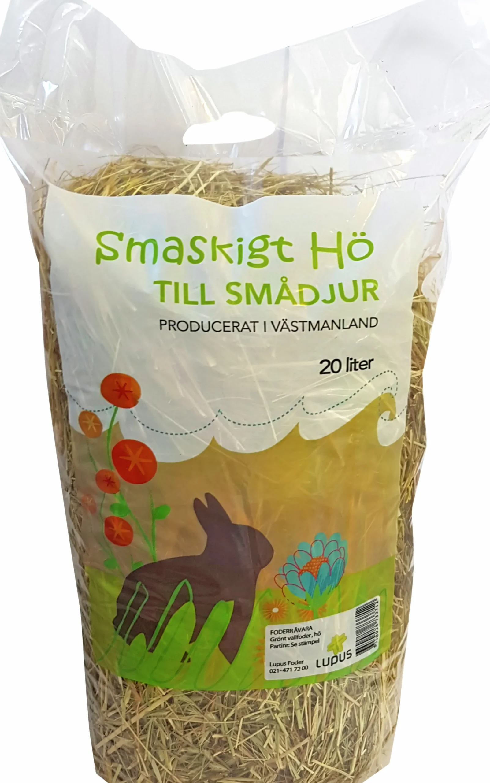 Hö Lupus för Smådjur 20L