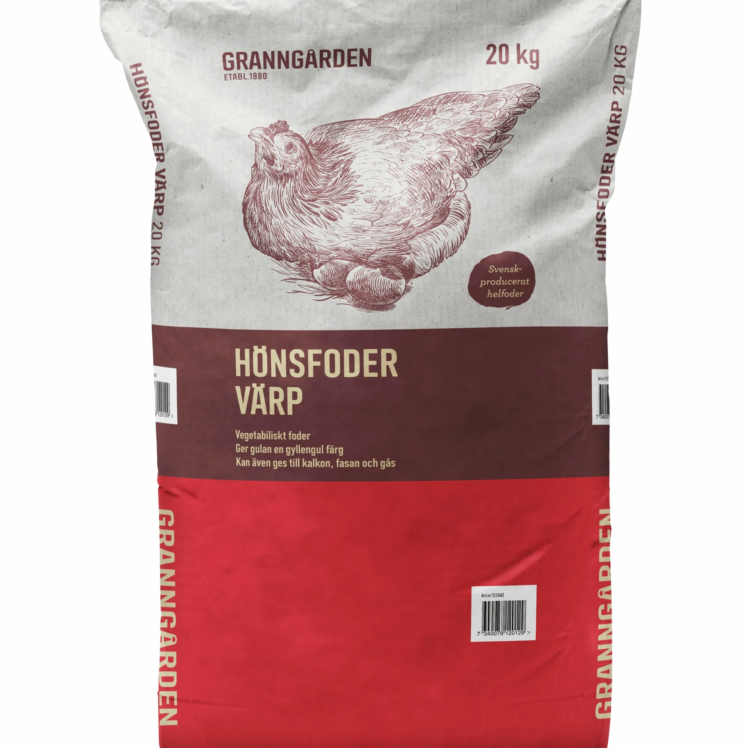 Hönsfoder Granngården Värp Pellets 20kg