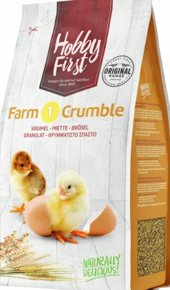 Hönsfoder HobbyFirst Farm 1 Crumble 4kg