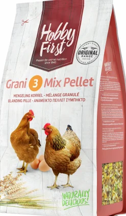 Hönsfoder HobbyFirst Grani 3 Mix Pellets 4kg