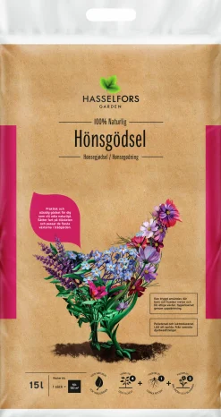Hönsgödsel Hasselfors 15L