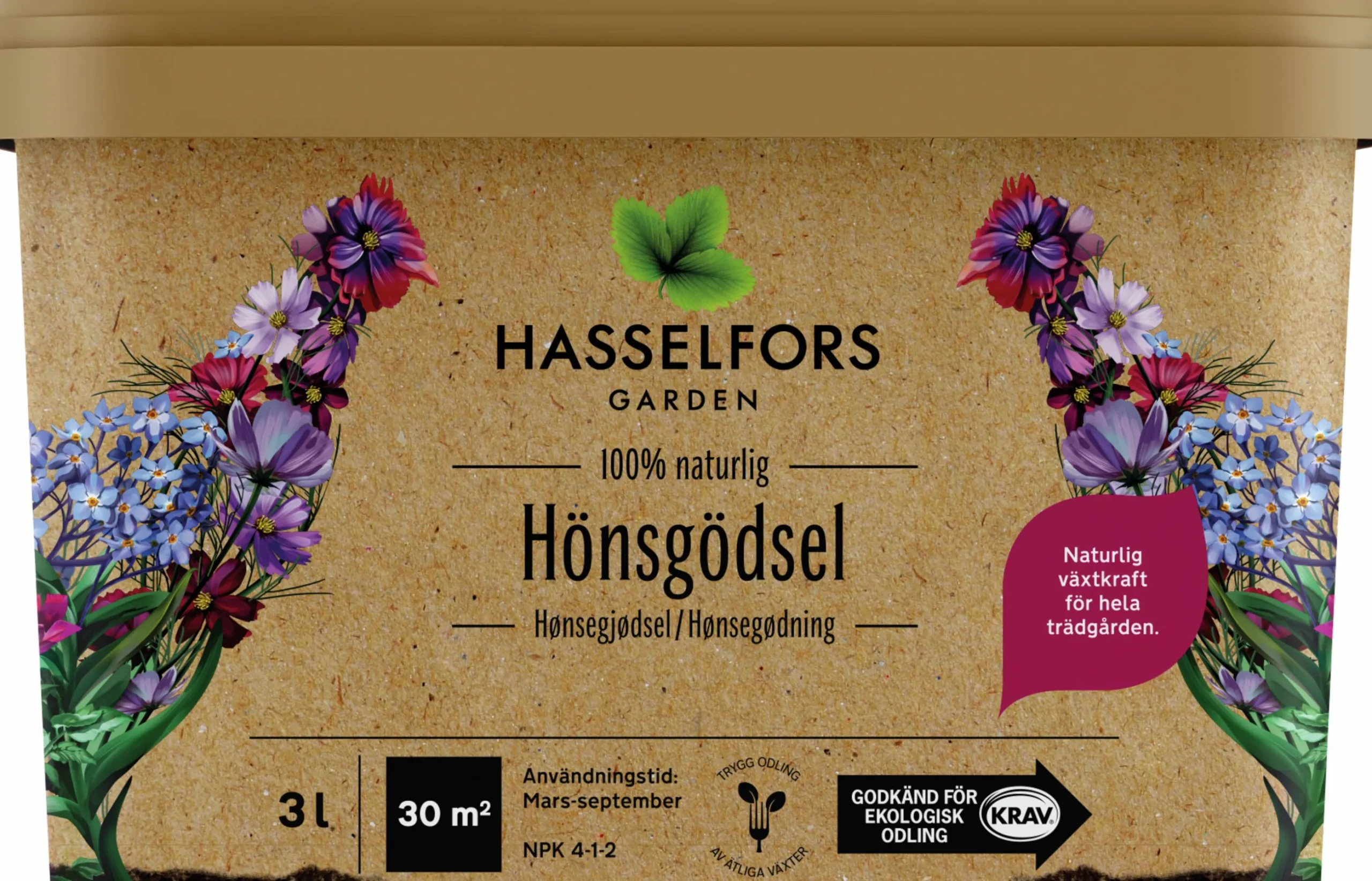 Hönsgödsel Hasselfors 3L