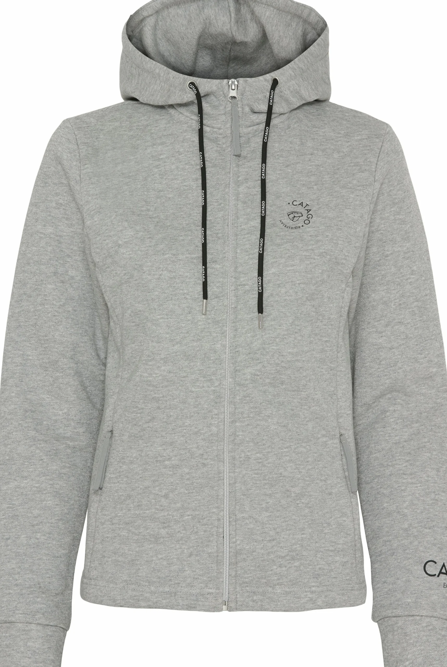 Hoodie Catago Natalie Grå Melange