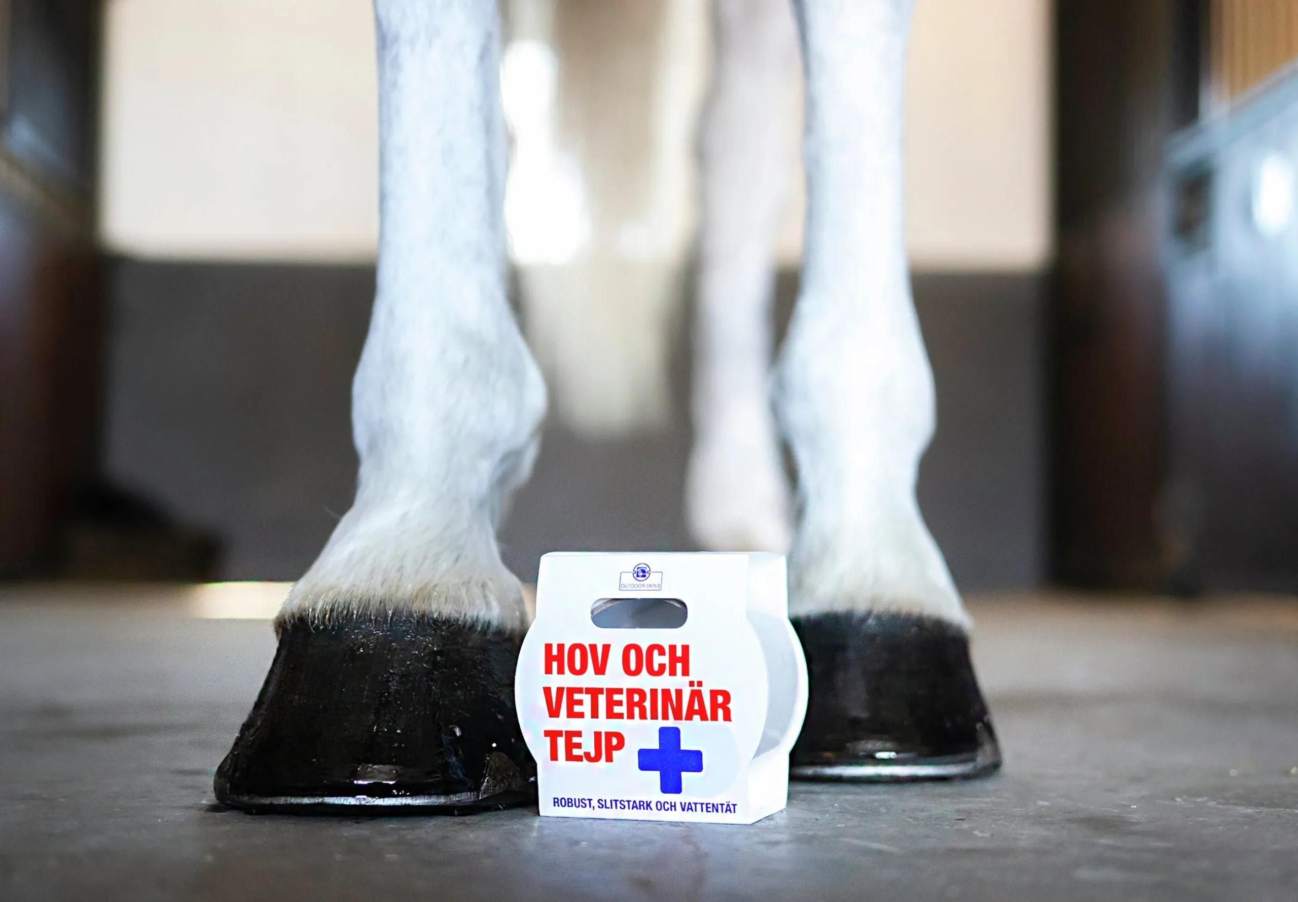 Hov- och Veterinärtejp Outdoor tapes Vit 18m