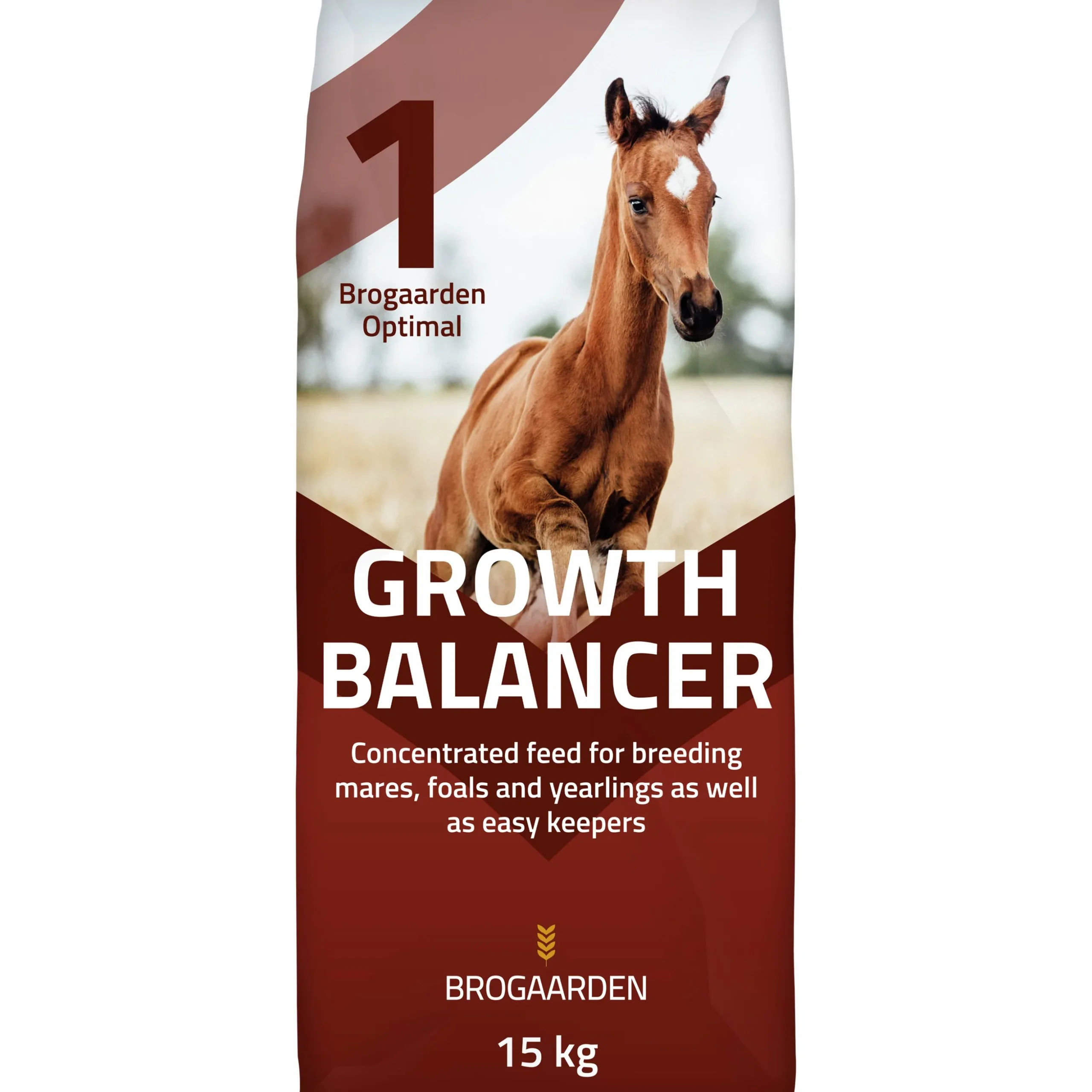 Hästfoder Brogaarden Optimal 1 Growth Balancer 15kg