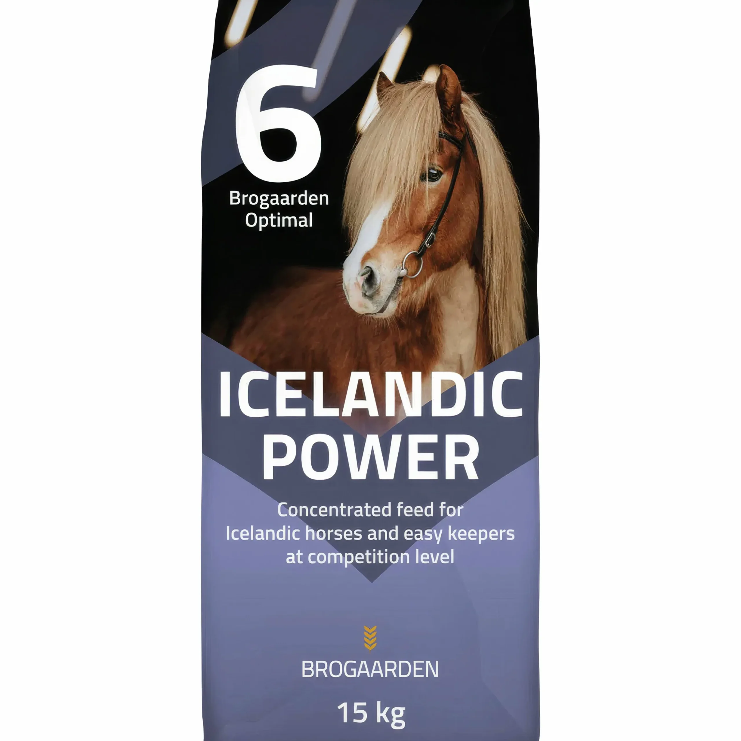 Hästfoder Brogaarden Optimal 6 Icelandic Power 15kg