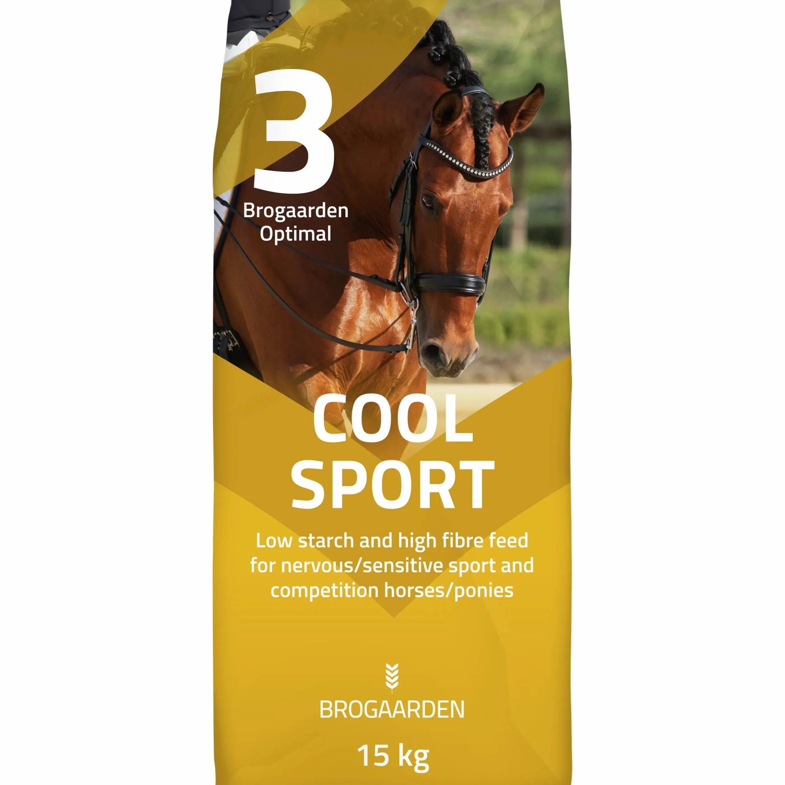 Hästfoder Brogaarden Optimal 3 Cool Sport 15kg