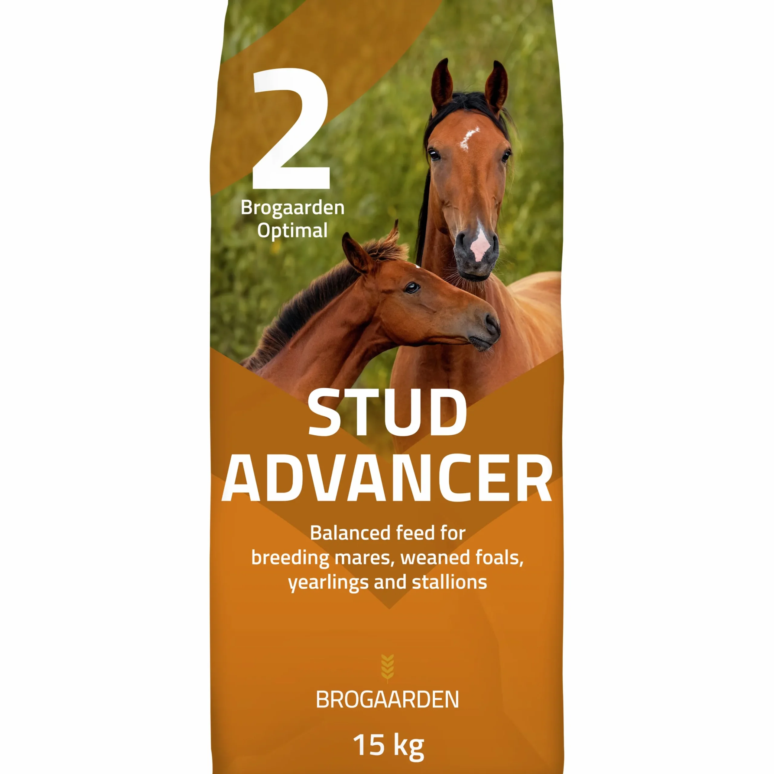 Hästfoder Brogaarden Optimal 2 Stud Advancer 15kg
