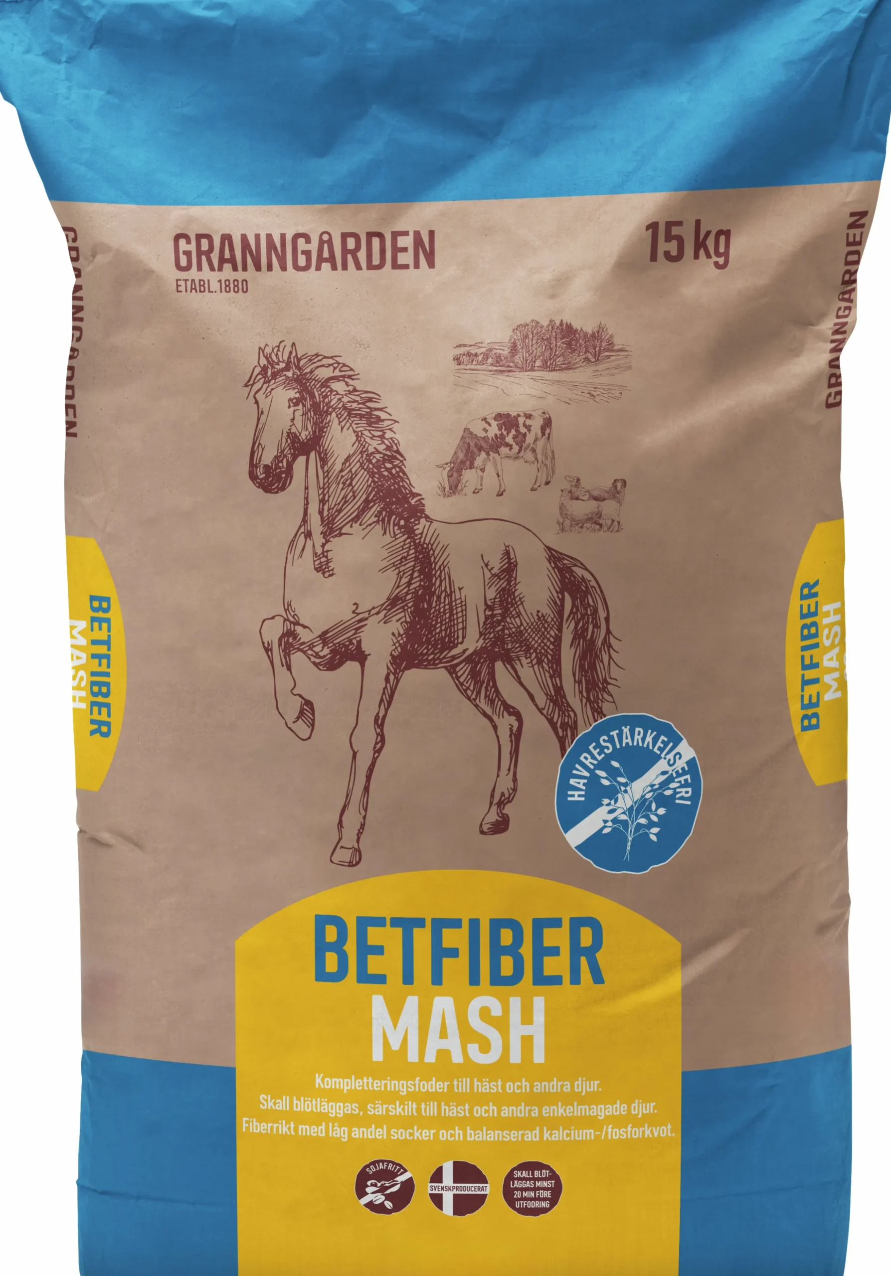 Hästfoder Granngården Betfiber Mash 15kg