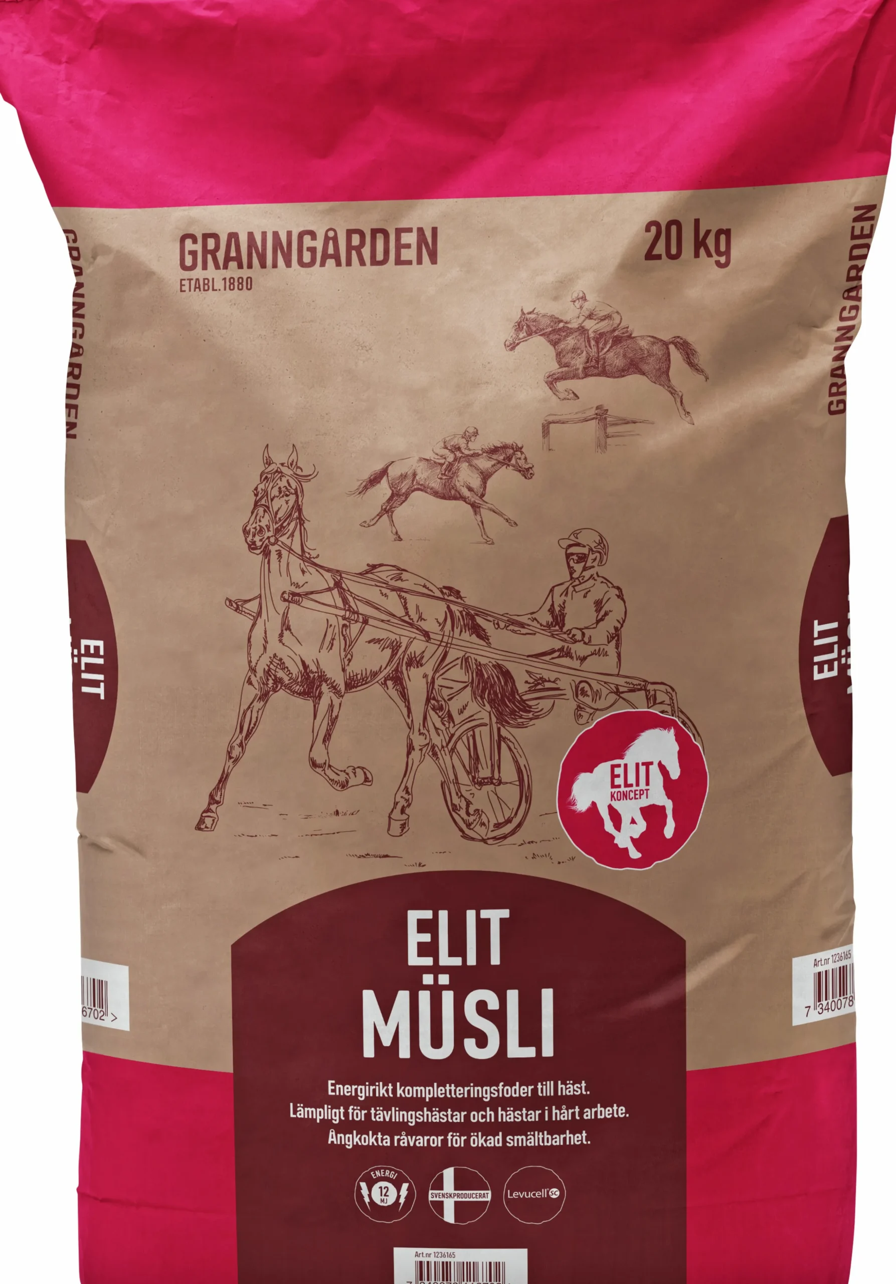Hästfoder Granngården Elit Müsli 20kg