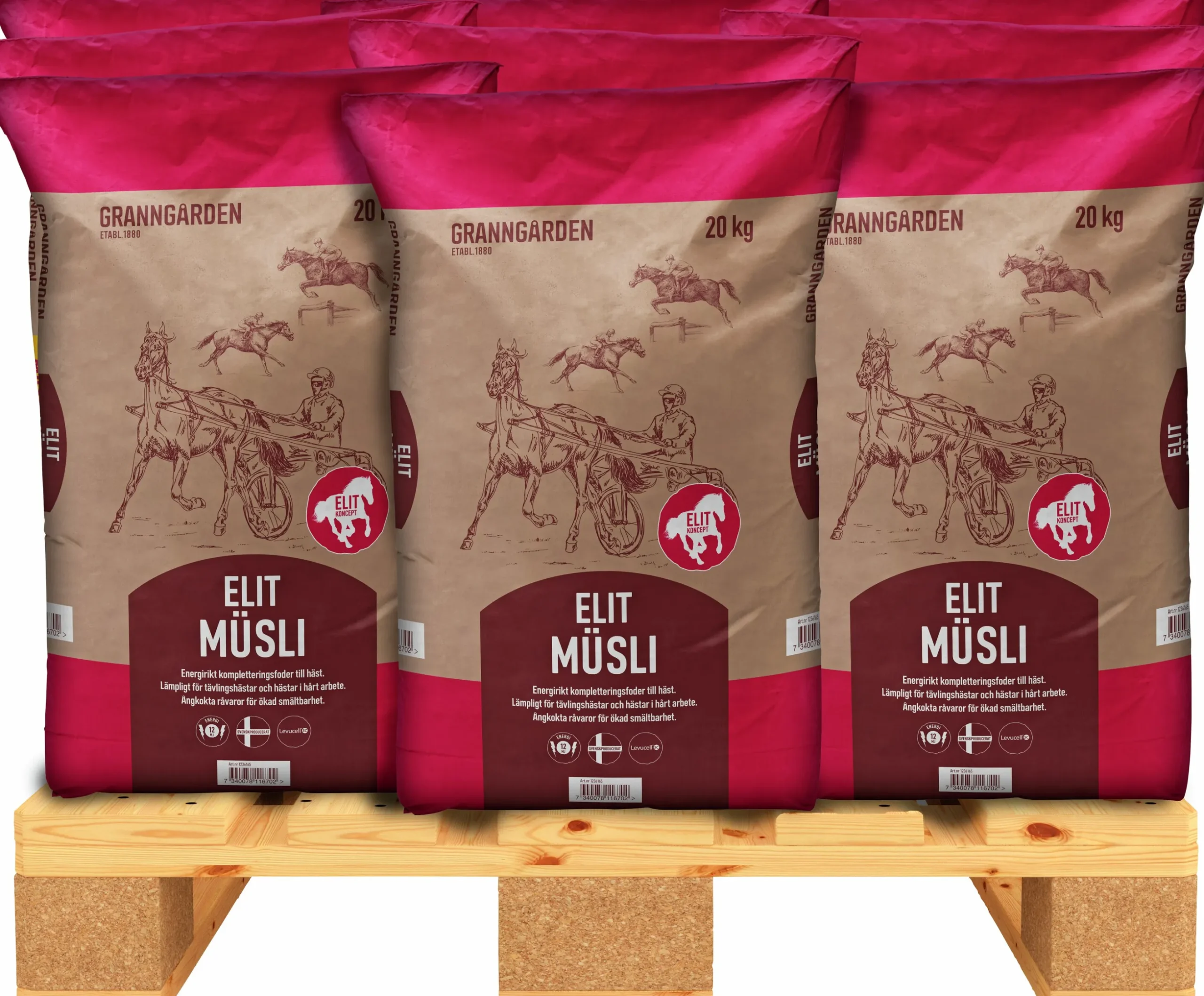 Hästfoder Granngården Elit Müsli 20kg