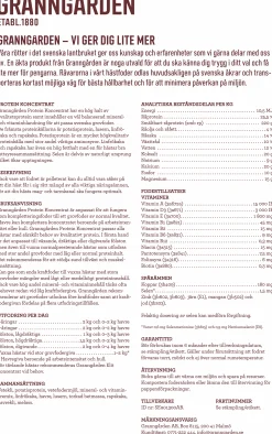 Hästfoder Granngården Protein Koncentrat 20kg