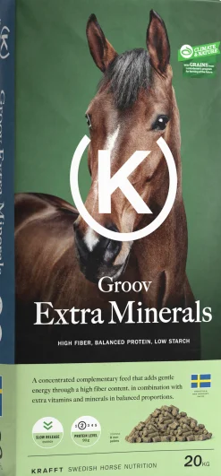Hästfoder Krafft Groov Extra Minerals Pellets 20kg