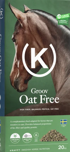 Hästfoder Krafft Groov Oat Free Pellets 20kg