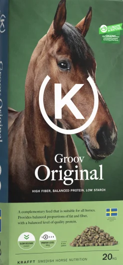 Hästfoder Krafft Groov Original Pellets 20kg