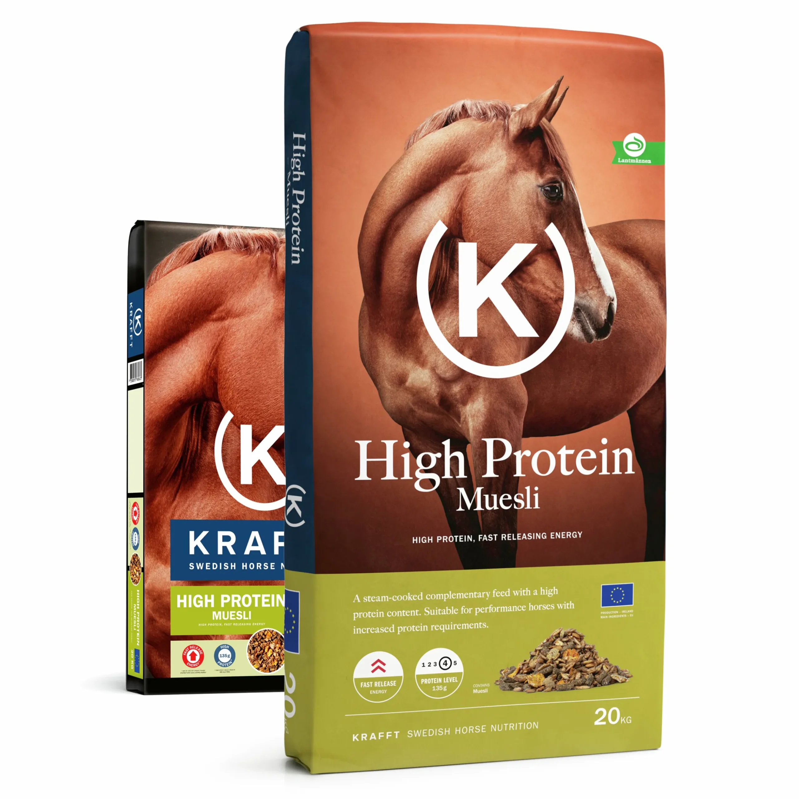 Hästfoder Krafft High Protein Muesli 20kg