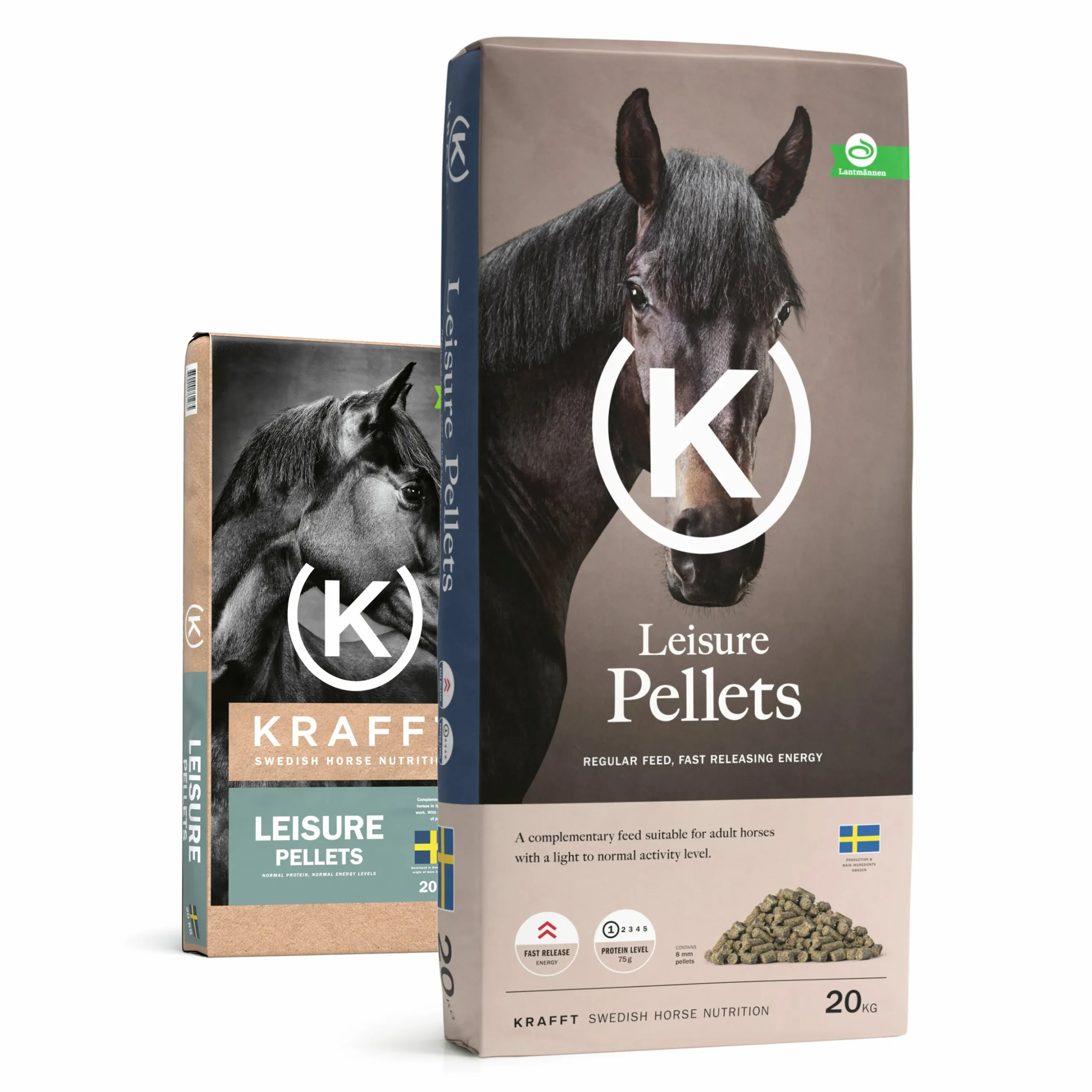 Hästfoder Krafft Leisure Pellets 20kg