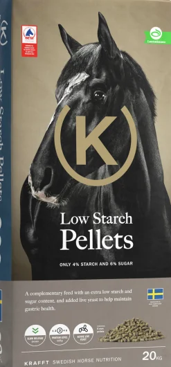 Hästfoder Krafft Low Starch Pellets 20kg