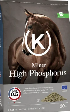 Hästfoder Krafft Miner High Phosphorus Pellets 20kg