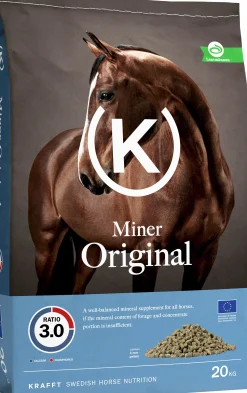 Hästfoder Krafft Miner Original Pellets 20kg