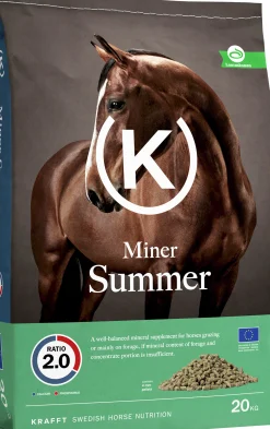 Hästfoder Krafft Miner Summer Pellets 20kg