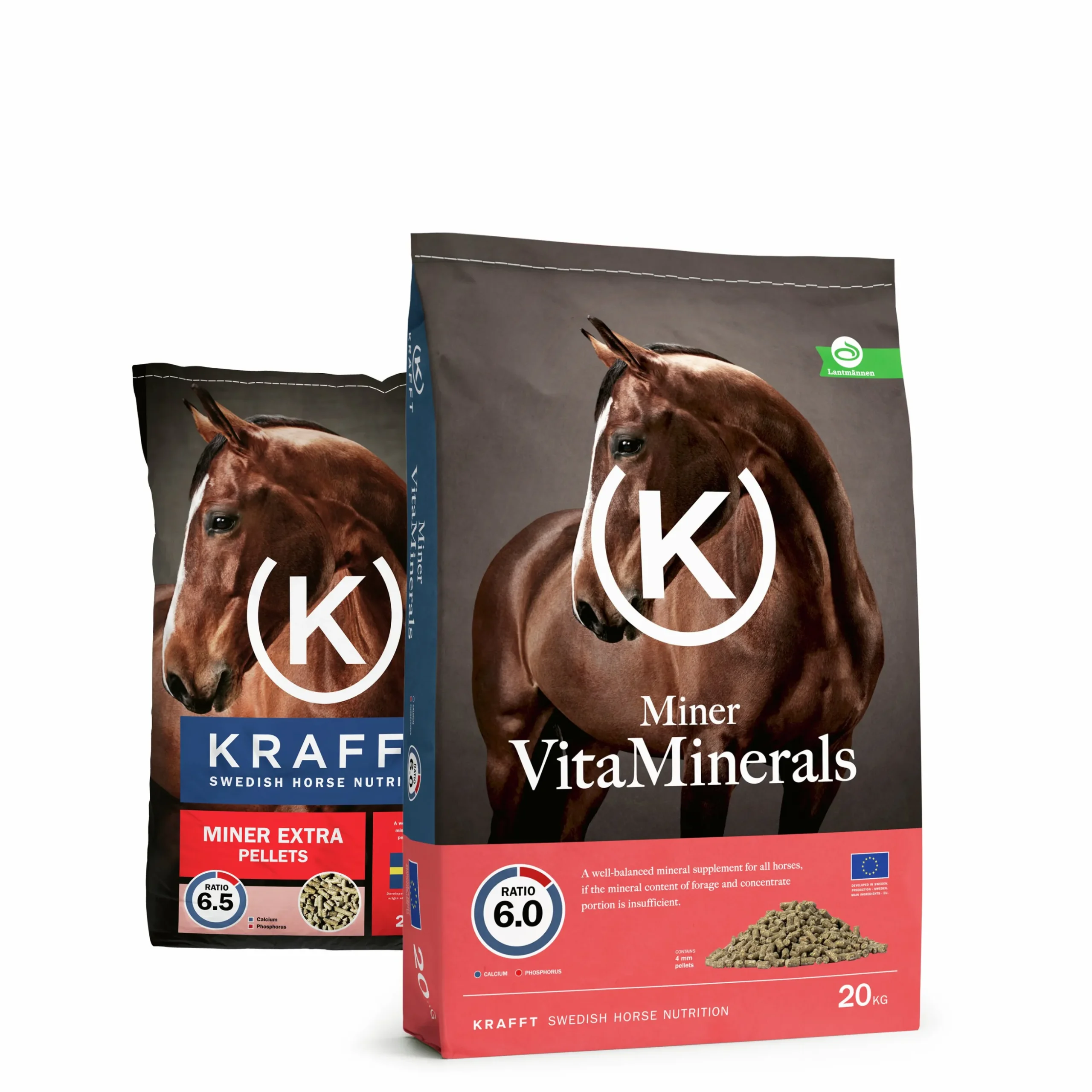 Hästfoder Krafft Miner Vitaminerals Pellets 8kg