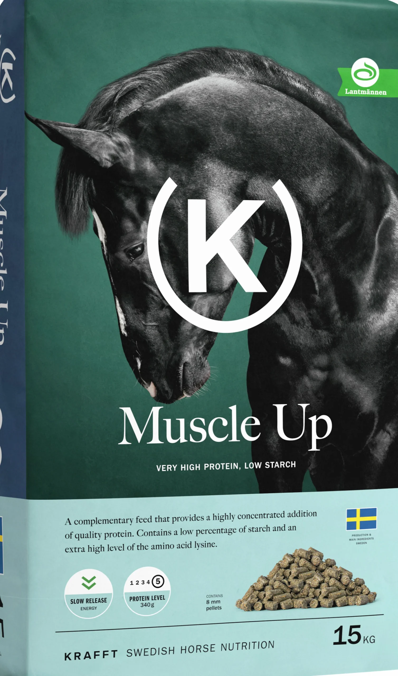 Hästfoder Krafft Muscle Up 15kg