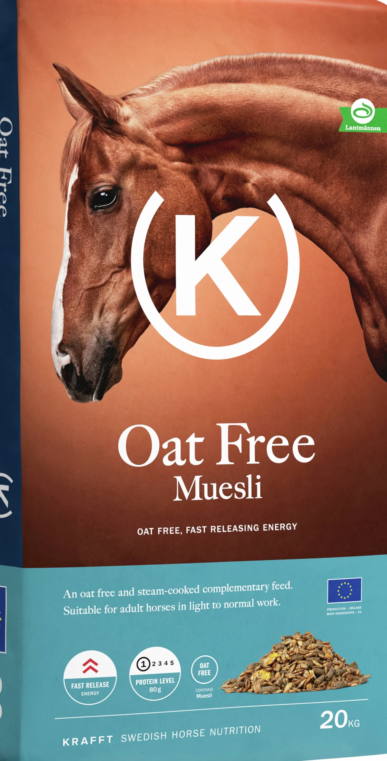Hästfoder Krafft Oat Free Muesli 20kg